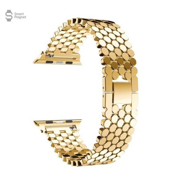 Bracelet robuste en acier pour smartwatch Apple