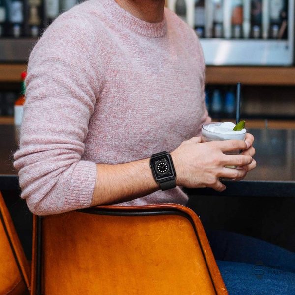 Bracelet Scrunchie coloré pour Apple Watch