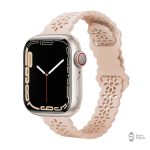 Bracelet sculpté pour un look distinctif sur Apple Watch
