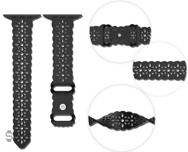 Bracelet design sculpté pour montre connectée
