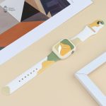 Bracelet camo pour Apple Watch en silicone durable