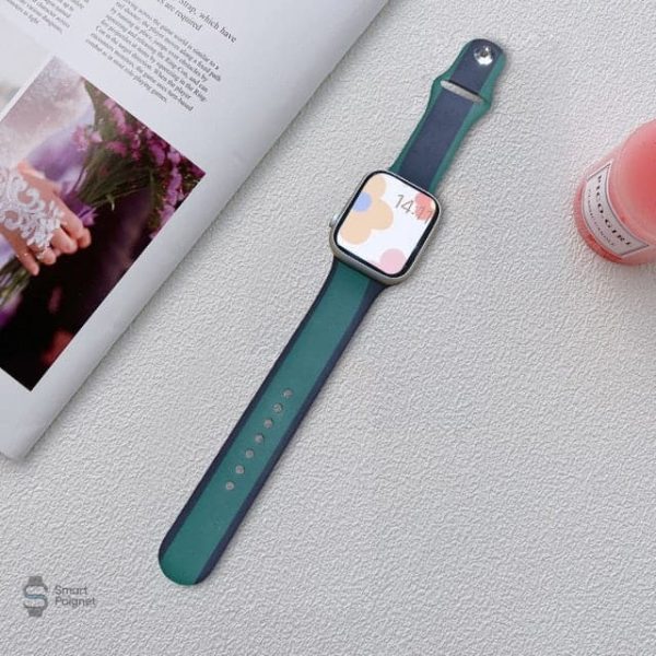 Bracelet en silicone pour Apple Watch, style tendance