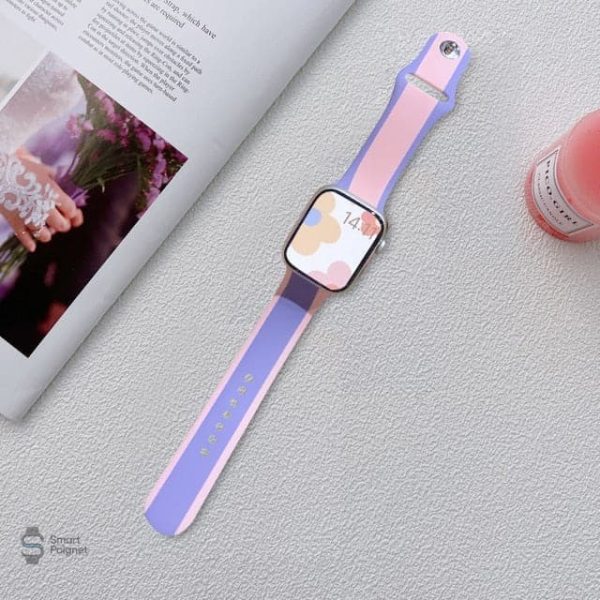 Bracelet Apple Watch silicone, idéal pour le quotidien