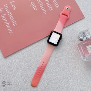 Design nuages pour bracelet Apple Watch en silicone
