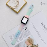 Bracelet tendance silicone nuages pour smartwatch