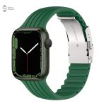 Bracelet silicone strié pour Apple Watch