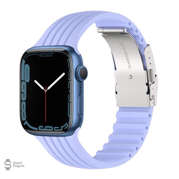 Bracelet strié pour Apple Watch confort