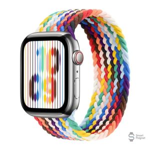 Bracelet tressé multicolore pour Apple Watch