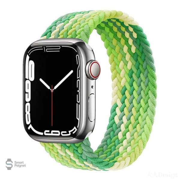 Bracelet Apple Watch, style tressé et coloré