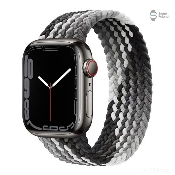Accessoire multicolore pour Apple Watch, tressé