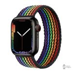 Bracelet tressé pour Apple Watch, look vibrant