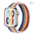Design tressé multicolore, bracelet pour Apple Watch