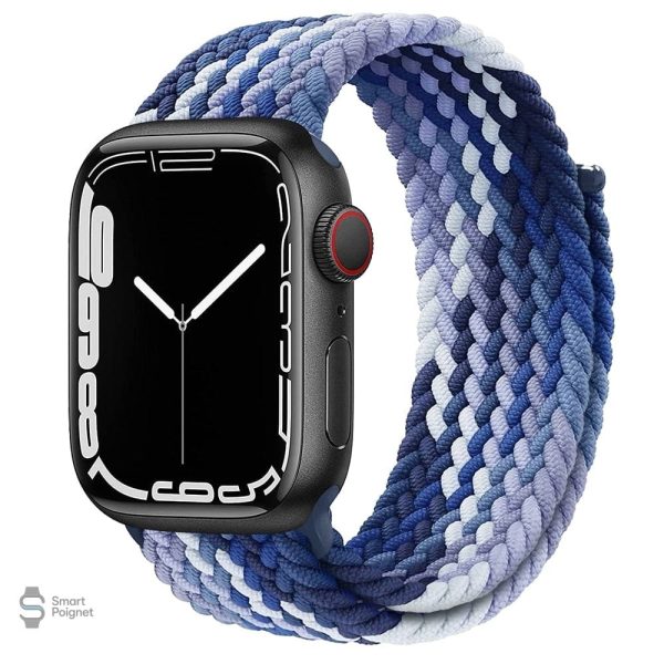 Bracelet Apple Watch avec fermeture scratch et couleurs vives