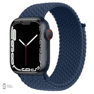 Bracelet tressé pour Apple Watch en matériau uni