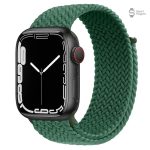 Bracelet unicolore tressé pour montre Apple