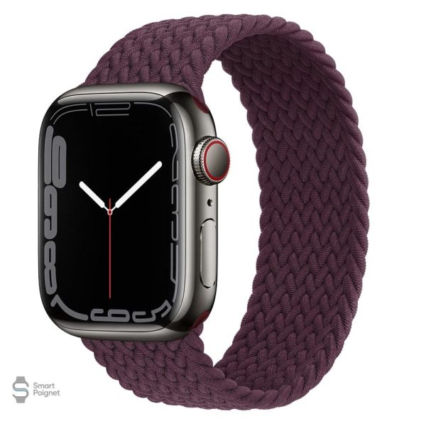Bracelet tressé uni pour un style unique Apple Watch