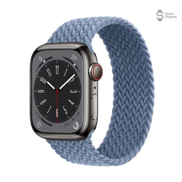 Bracelet tresse uni pour Apple Watch - vue 2