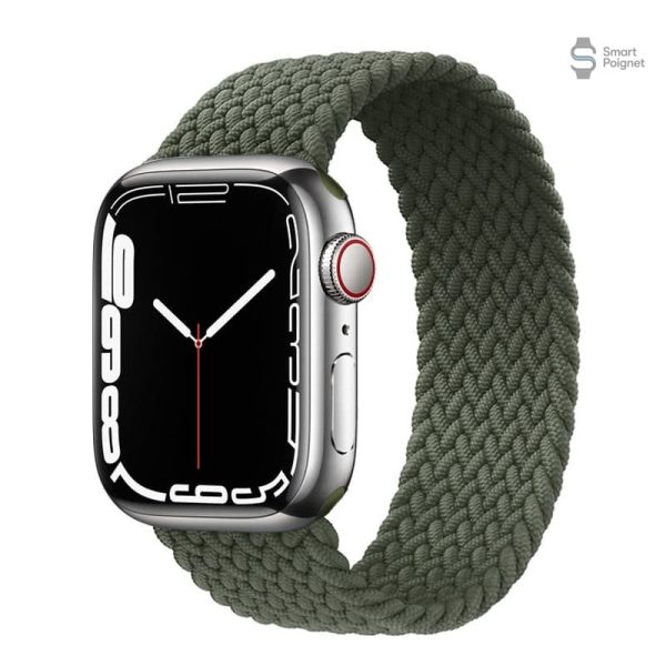 Accessoire tressé uni pour Apple Watch