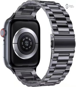 Accessoire Apple Watch en acier au design vintage