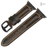 Bracelet classique en cuir pour montre connectée