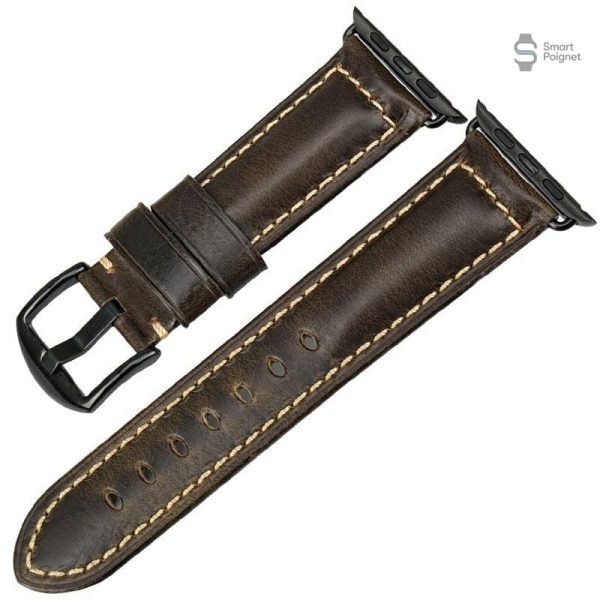 Bracelet classique en cuir pour montre connectée