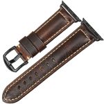 Bracelet chic pour Apple Watch en cuir